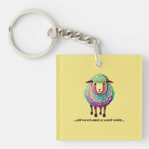 Alle Wol en een Yard Wide Sleutelhanger