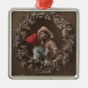 Alle XMAS Joys zijn ThineLittle Kinder Kissers Metalen Ornament