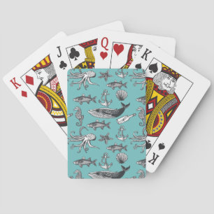 Alle Zee Patroon Pokerkaarten