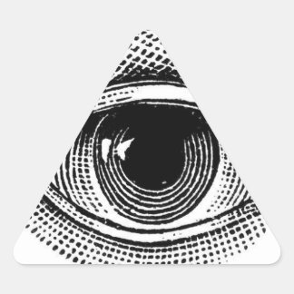 Alle Zien Eye Triangle Sticker
