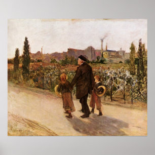 Alle zigeunerdag door Jules Bastien-Lepage Poster