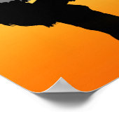 Alle zwarte liften poster (Hoek)