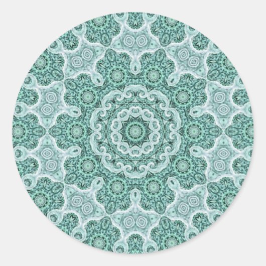 alléchant en autocollant turquoise (Devant)