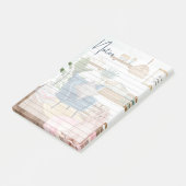 Alledaagse grillen – geïllustreerde notities post-it® notes (Schuin)