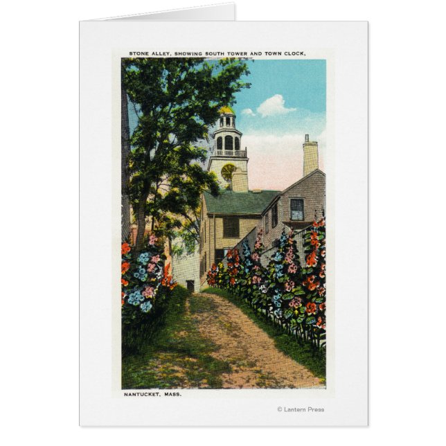 Allée de pierre Vue sur la tour sud et l'horloge d (Devant)