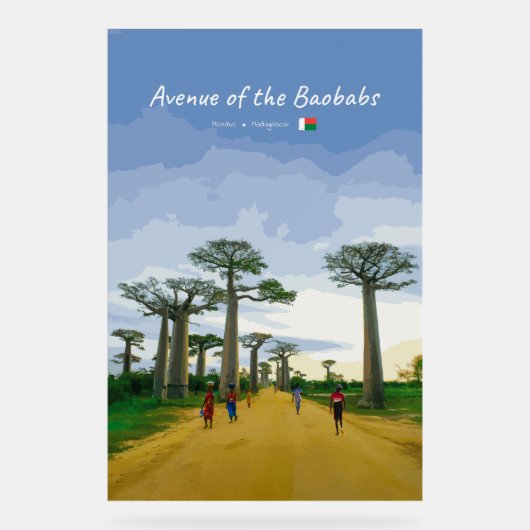 Allée des Baobabs, Madagascar - Paysage (Recto)