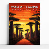 Allée des Baobabs Toile de Fond Madagascar