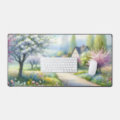 Allée enchantée de campagne fleurie (Clavier et souris)