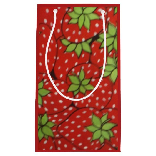 Alleen aardbeien klein cadeauzakje (Voorkant)