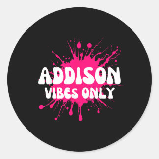 Alleen Addison Vibes Ronde Sticker