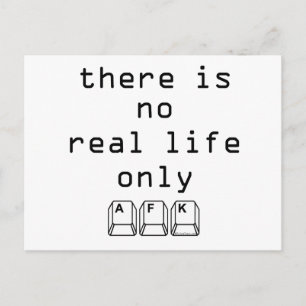 Alleen AFK Briefkaart