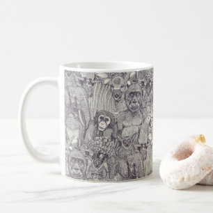 alleen Afrikaanse jungle dieren mulberry parel Koffiemok