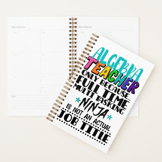 Alleen algebra-leraar omdat fulltime multi planner (Display)