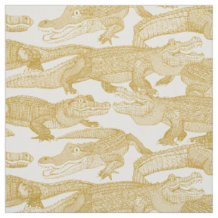 Alleen alligators goud stof