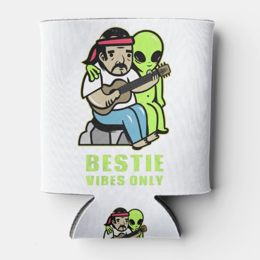 Alleen bessen - Alien - UFO Blikjeskoeler (Voorkant)