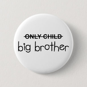 Alleen Big Brother Ronde Button 5,7 Cm