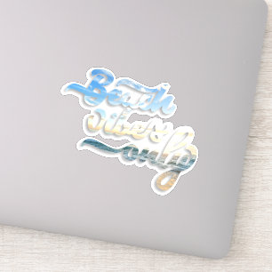 Alleen blokfluitjes sticker