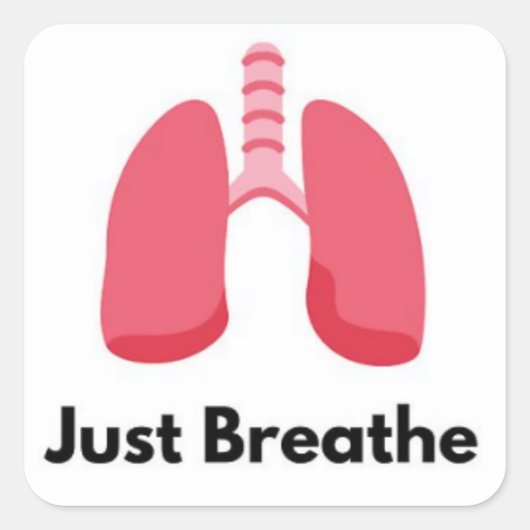 Alleen Breathe Sticker (Voorkant)