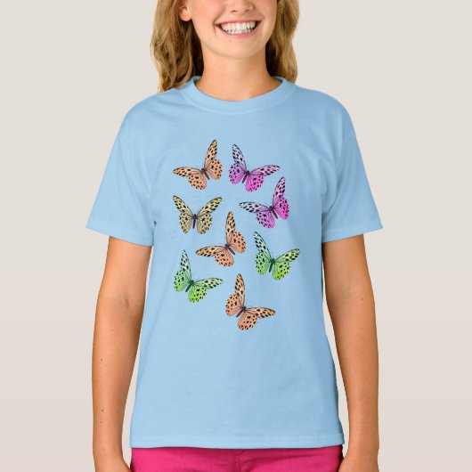 Alleen Butterflies T-shirt (Voorkant)
