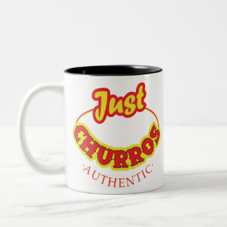 Alleen Churros Logo Apparel Tweekleurige Koffiemok