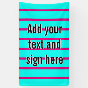 ALLEEN COLOR STRIPES - turquoise + uw rug. Spandoek
