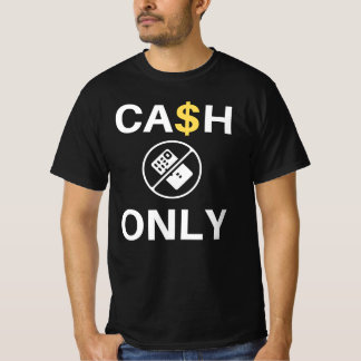 Alleen contant geld. - Funny Taxi Quote T-shirt