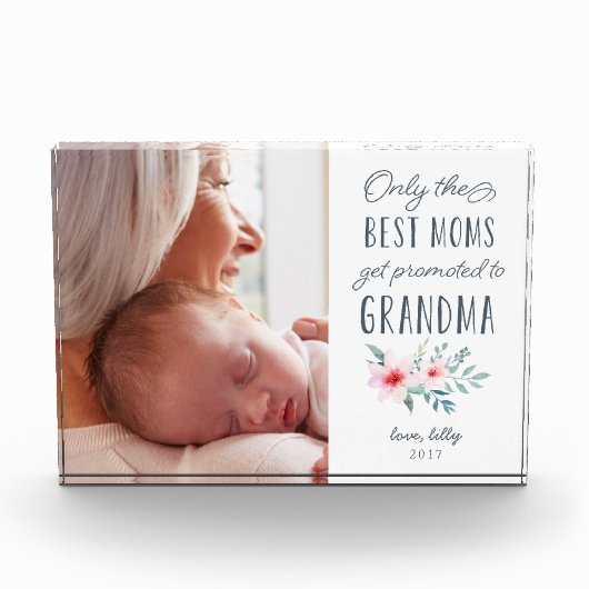 Alleen de beste mama's worden naar grootmoeder gep fotoblokken (Voorkant)