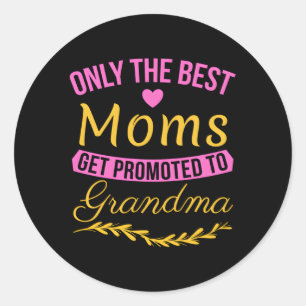 Alleen de beste moeders worden gepromoveerd naar o ronde sticker
