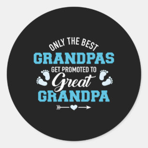 Alleen de beste opa's worden gepromoot naar de gro ronde sticker