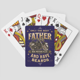 Alleen de beste priemgetrouwe motorfietsen, hebben pokerkaarten