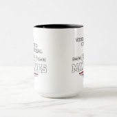 Alleen de beste zijn mariniers mok (Midden)