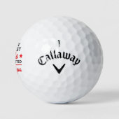 Alleen de grootste vaders worden gepromoveerd tot  golfballen (Logo)