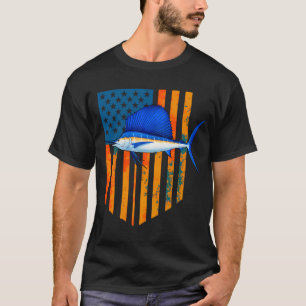 Alleen De Grootste Vissers Worden In Amerika Gebor T-shirt