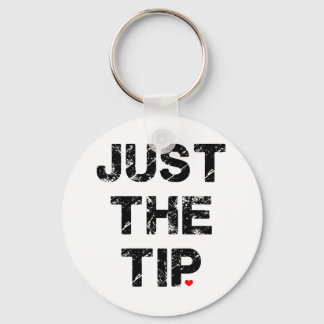 Alleen de knop Tip Apparel en Accessoires Sleutelhanger