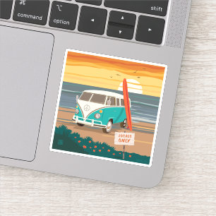 Alleen de lokale bevolking   VW-Surven Sticker