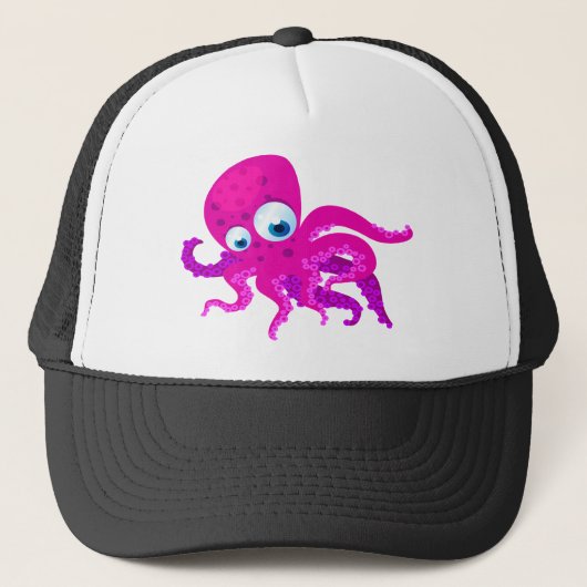 Alleen de octopus trucker pet (Voorkant)