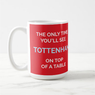 Alleen de tijd dat je Tottenham aan de top van een Koffiemok