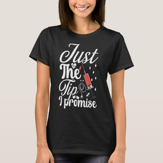 Alleen de Tip I Promise, Med School Student Doctor T-shirt (Voorkant)