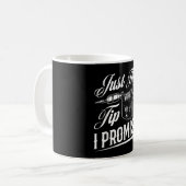 Alleen de tip Tattoo artiest Funny Tattooist Gift Koffiemok (Voorkant links)