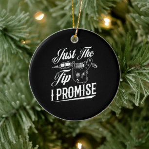 Alleen de tip Tattoo artistieke tatoeëerist Gift Keramisch Ornament
