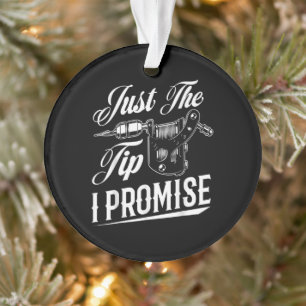 Alleen de tip Tattoo artistieke tatoeëerist Gift Ornament