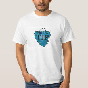 Alleen de Tip van het ijsbergtekenshirt voor de po T-shirt