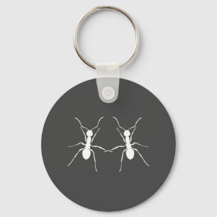 Alleen de twee van ons. Ontwerp van een vuurkoppel Sleutelhanger