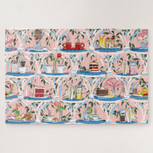 Alleen desserts! Frans Café Jigsaw Puzzel