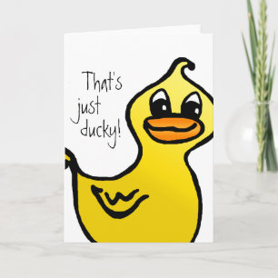 Alleen Ducky. Kaart