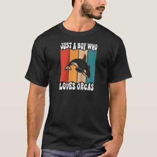 Alleen een Boyl die van Orcas Killer Whales Zee Oc T-shirt