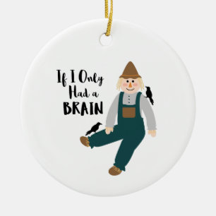 Alleen een brein keramisch ornament