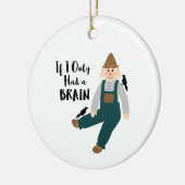 Alleen een brein keramisch ornament (Links)