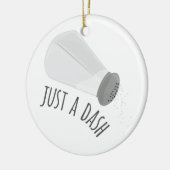 Alleen een dash keramisch ornament (Links)