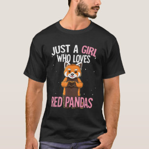 Alleen een die van Red Pandas Red Panda houdt T-shirt